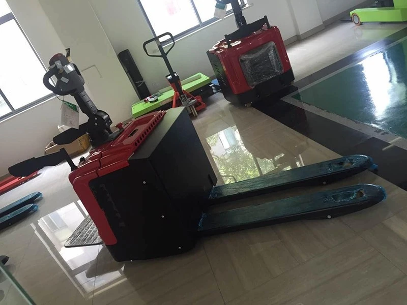 1.5 ton pallet truck for distribution warehouse