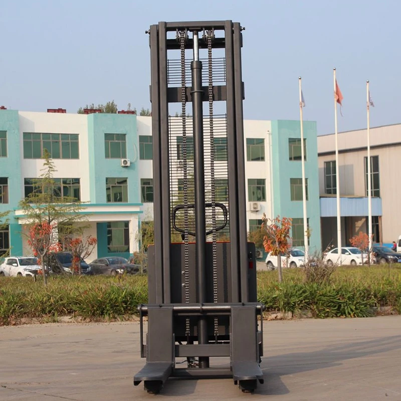 semi electric stacker with manual push travel