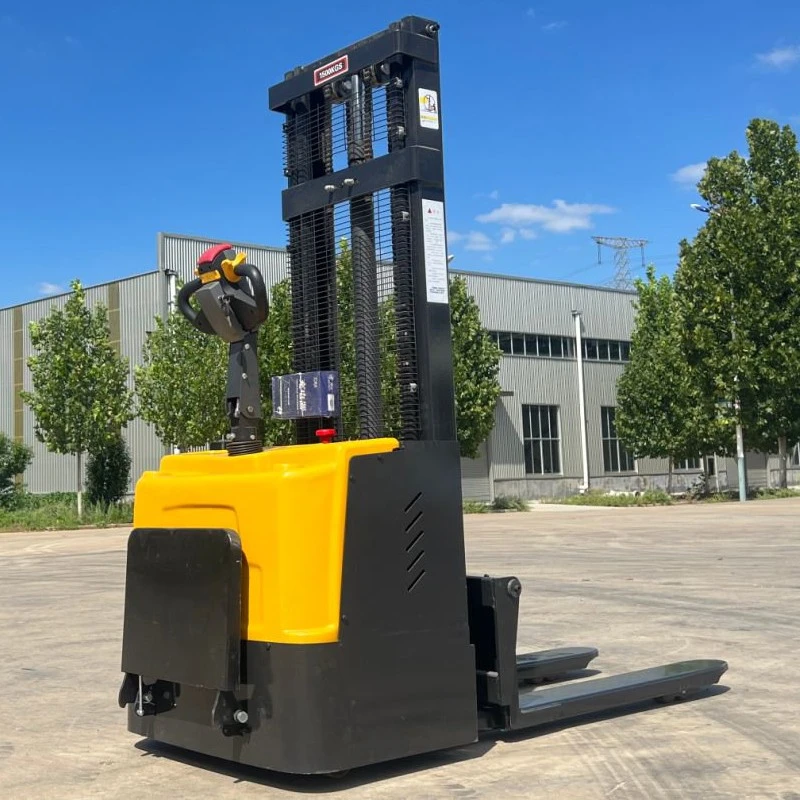 1.5 ton Stand-On Electric Stacker for Warehouse Replenishment