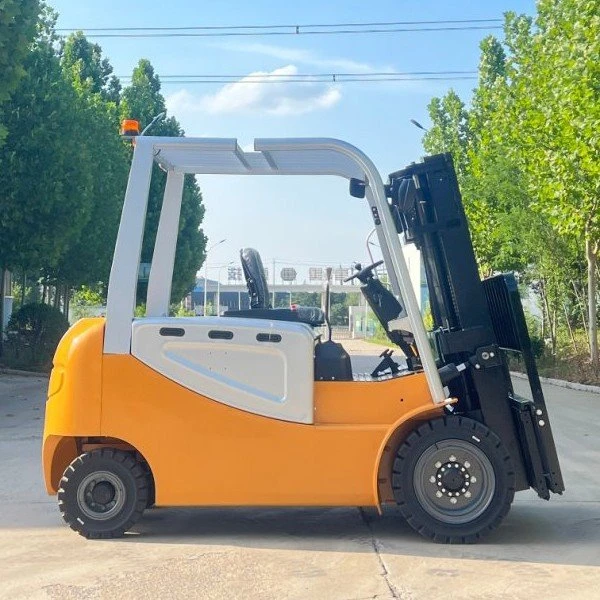 4.5 ton electric forklift for machinery component handling