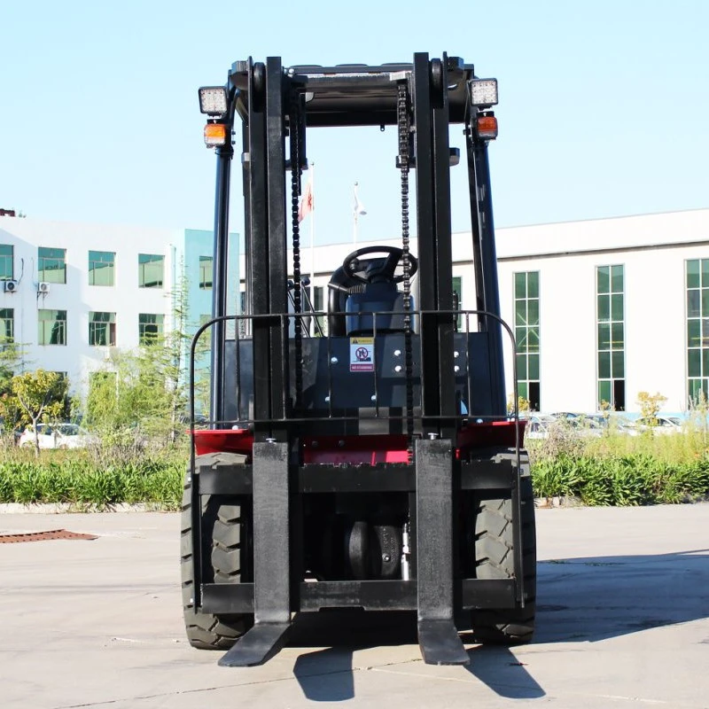 4 ton diesel forklift in machinery workshop