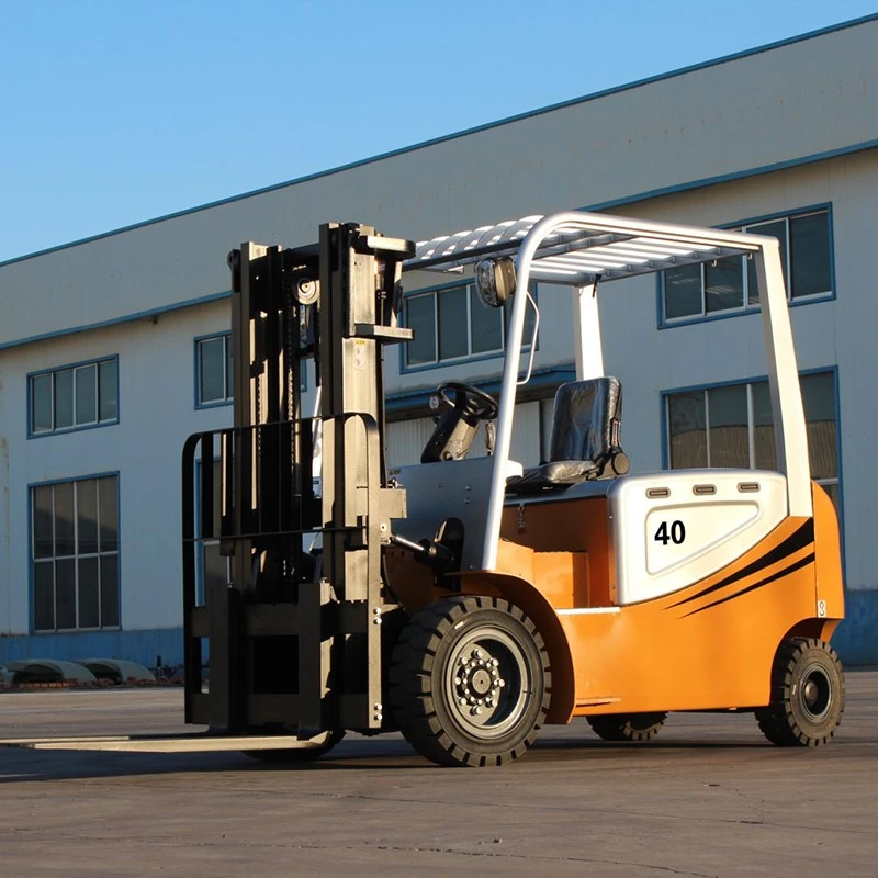 4 ton electric forklift side view