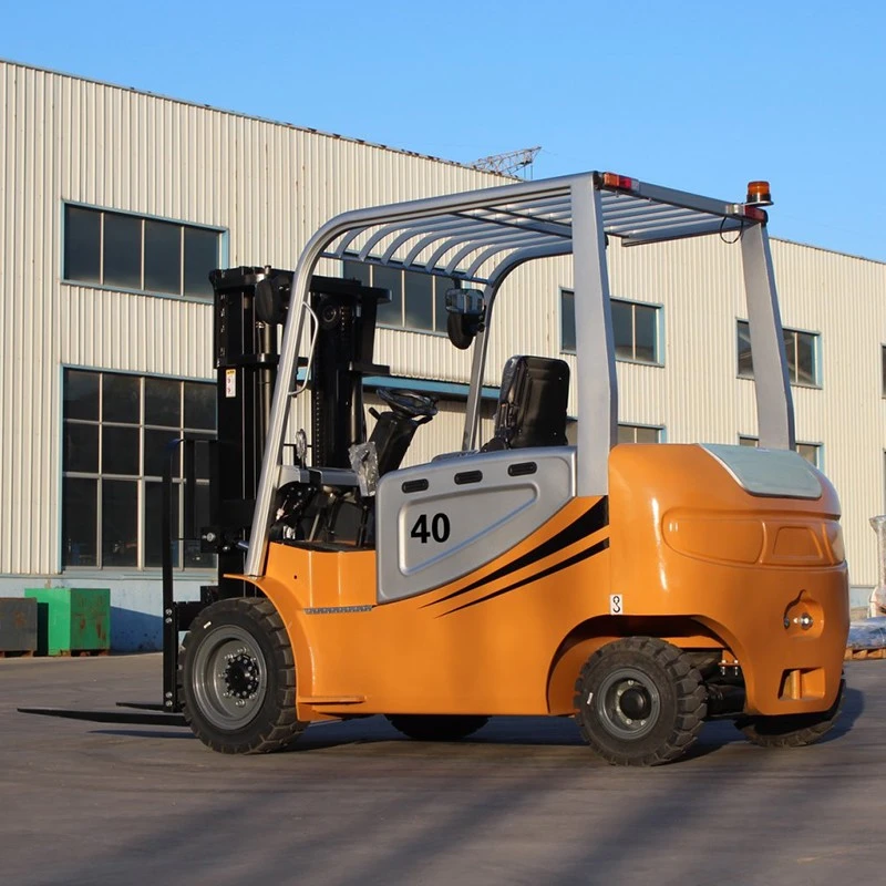 solid tires on 4 ton electric forklift