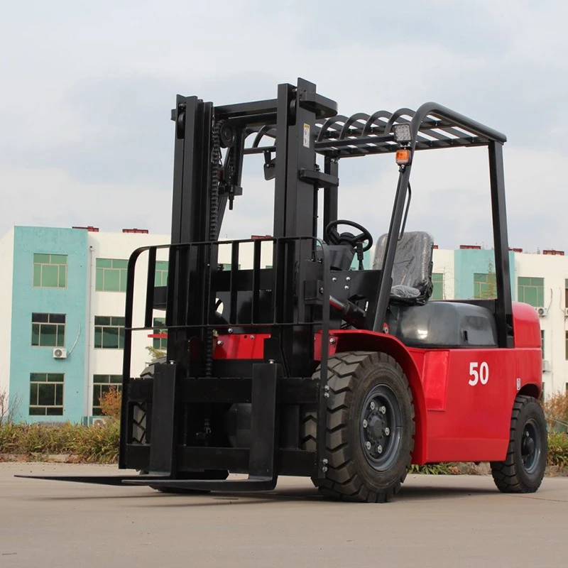 5 on forklift construction materials