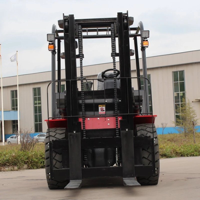 5 ton diesel forklift outdoor yard