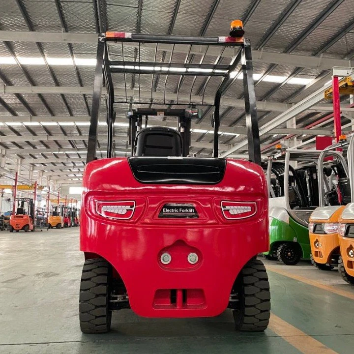 5 ton electric forklift handling high-load pallet